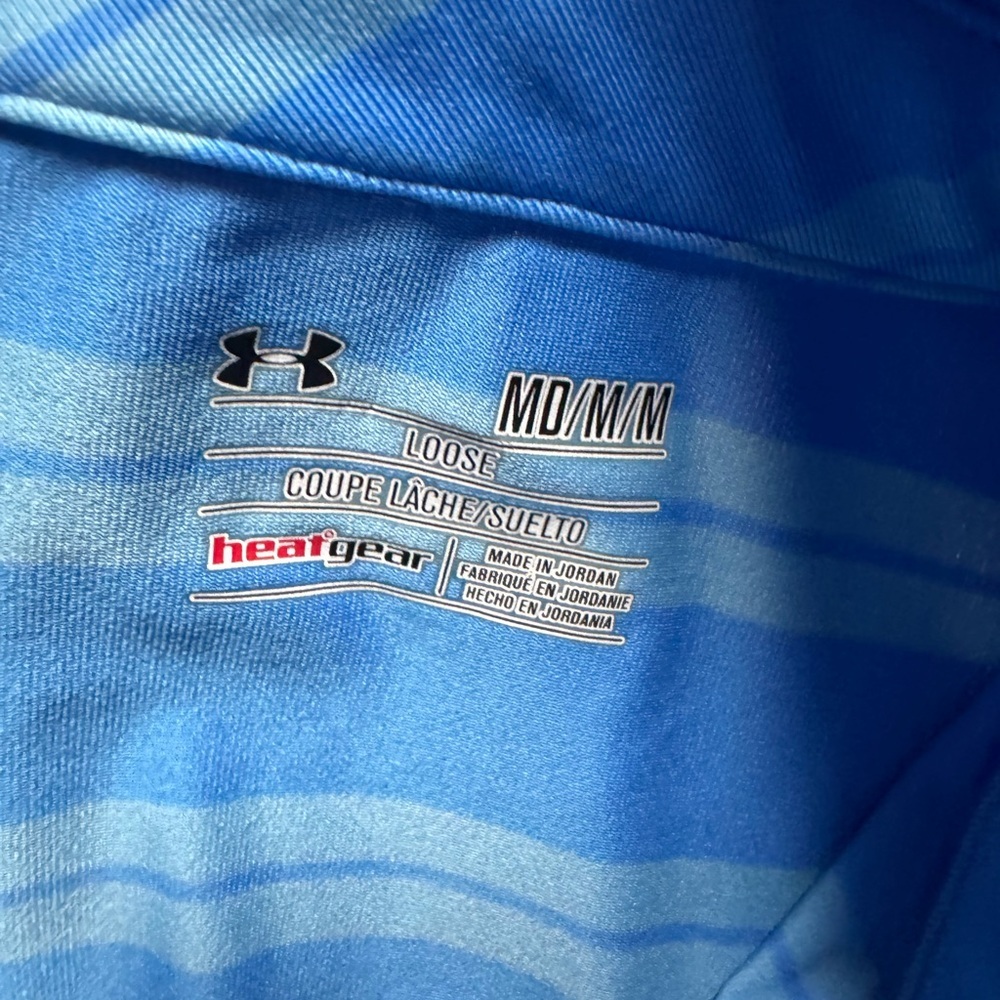Under Armour Men's Vibrant Blue Polo Shirt - Picture 2 of 3
